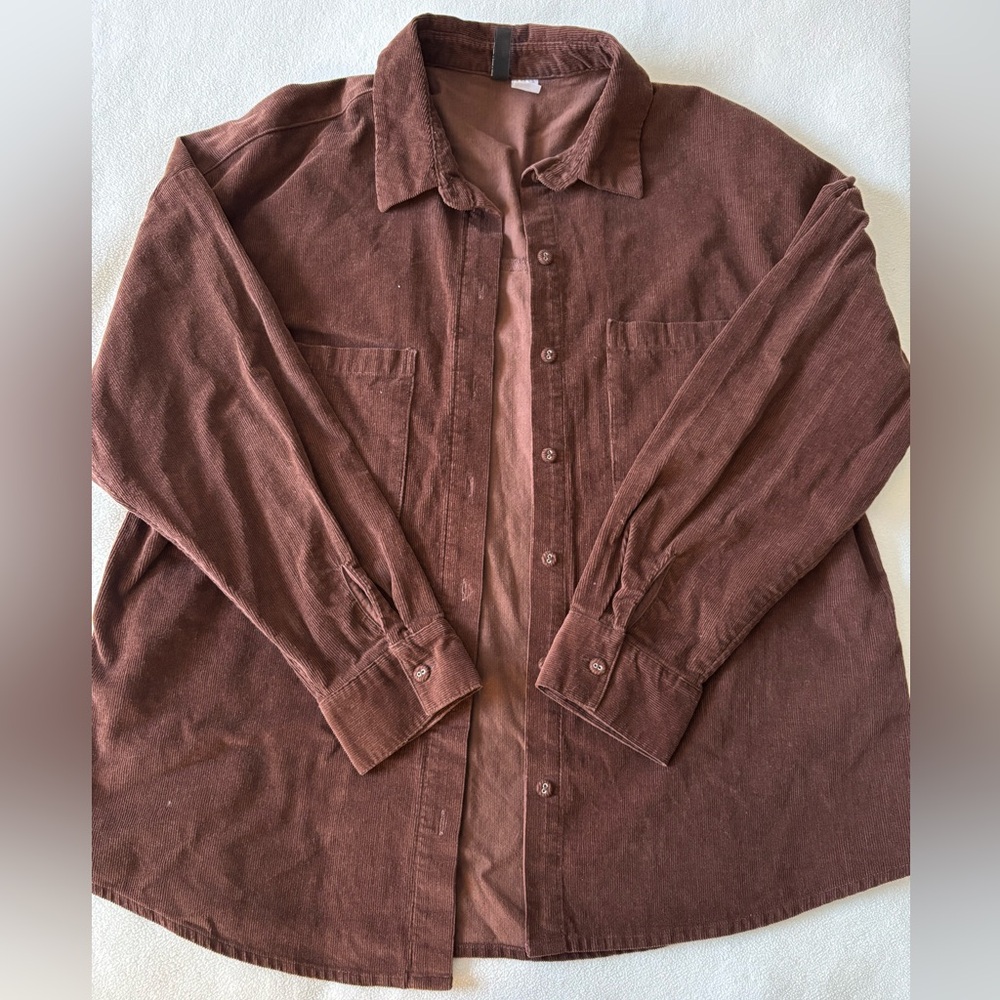 H&M Oversized Corduroy Coat